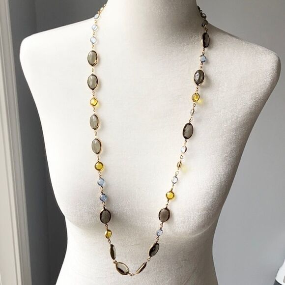 Jewelry - Jewel tone multicolor long necklace